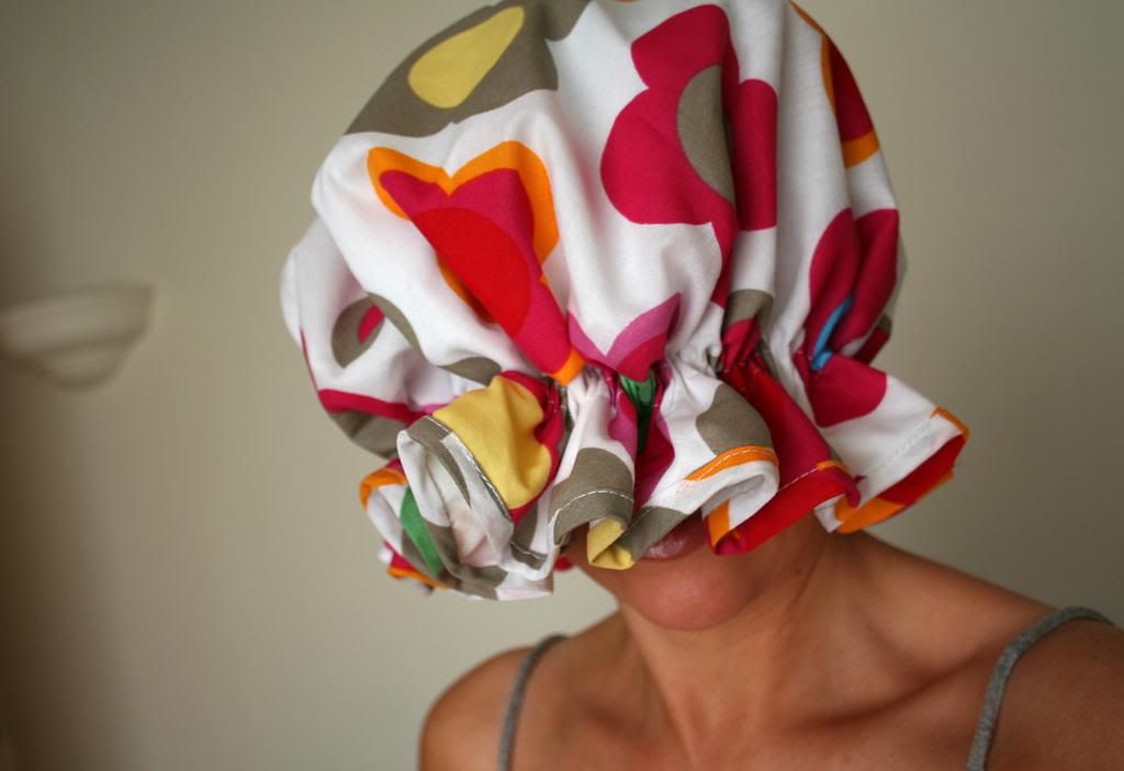 Frilly Shower Cap (and the one that went wrong...)